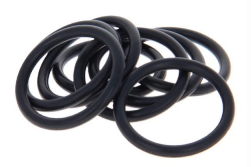 What is the effect of temperature on rubber O-rings?